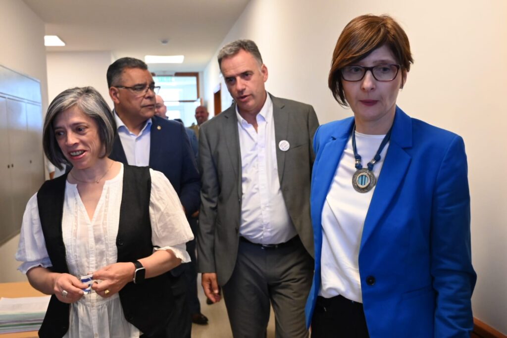 Inaguración nuevo tomografo  en Hospital de Colonia con presencia del Presidente Yamandu Orsí,  octubre 2025